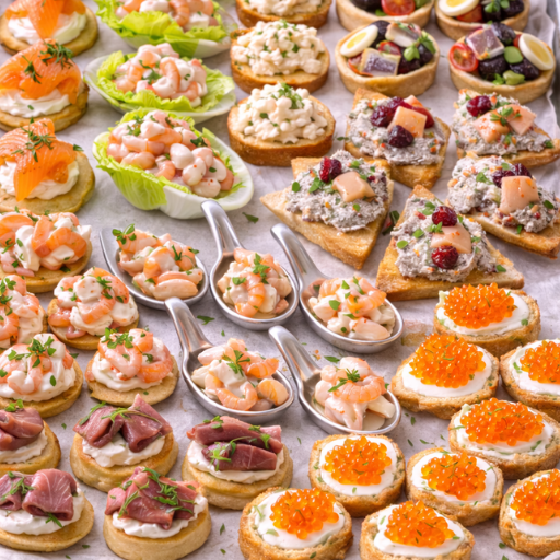 Chef Duet Cold Fish Canapés x 512