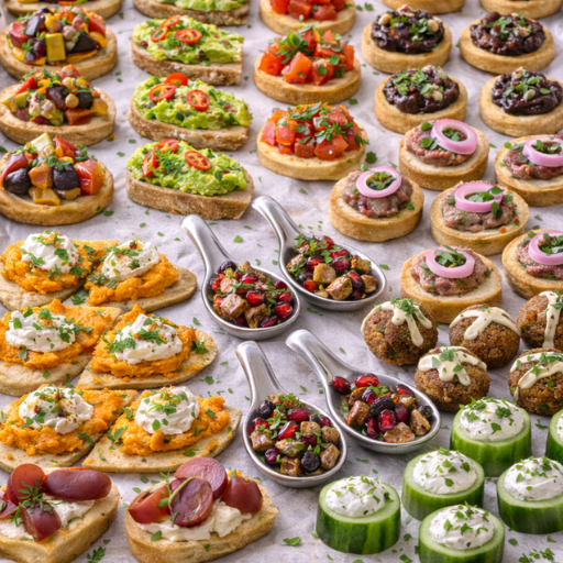 Chef Duet Cold Vegan Canapés x 512
