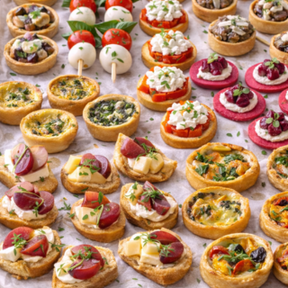 Chef Duet Cold Vegetarian Canapes