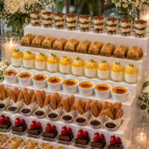 Chef Duet Catering Co Flight Dessert - International Influences x 512