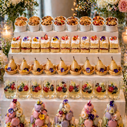 Chef Duet Catering Co Flight Dessert - Rustic Garden Pairings x 512