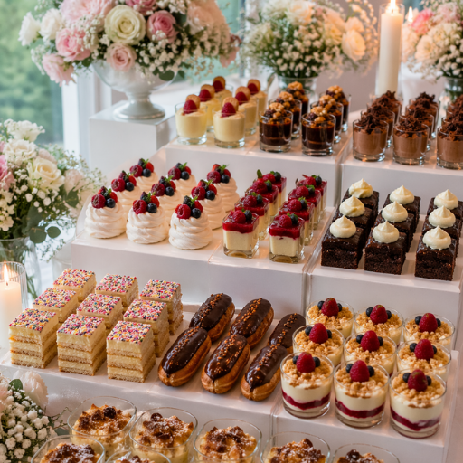 Chef Duet Catering Dessert Flight Station