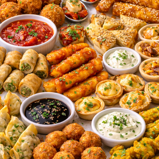 Chef Duet Hot Vegetarian Canapés x 512