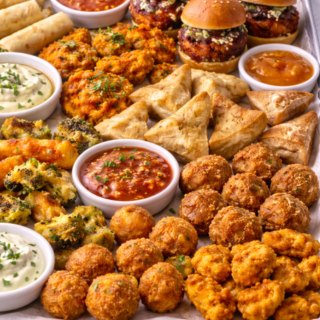 Chef Duet Hot vegan canapes