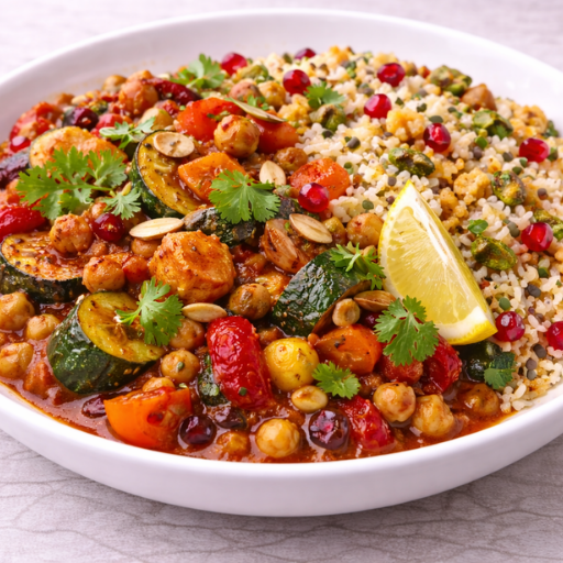Chef Duet Catering Main Roasted vegetable & chickpea tagine x 512