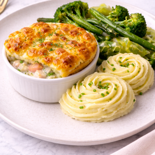 Chef Duet Mains Flaky fish pie x 512