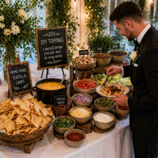 Chef Duet Catering Co Ultimate Nacho Fiesta Bar